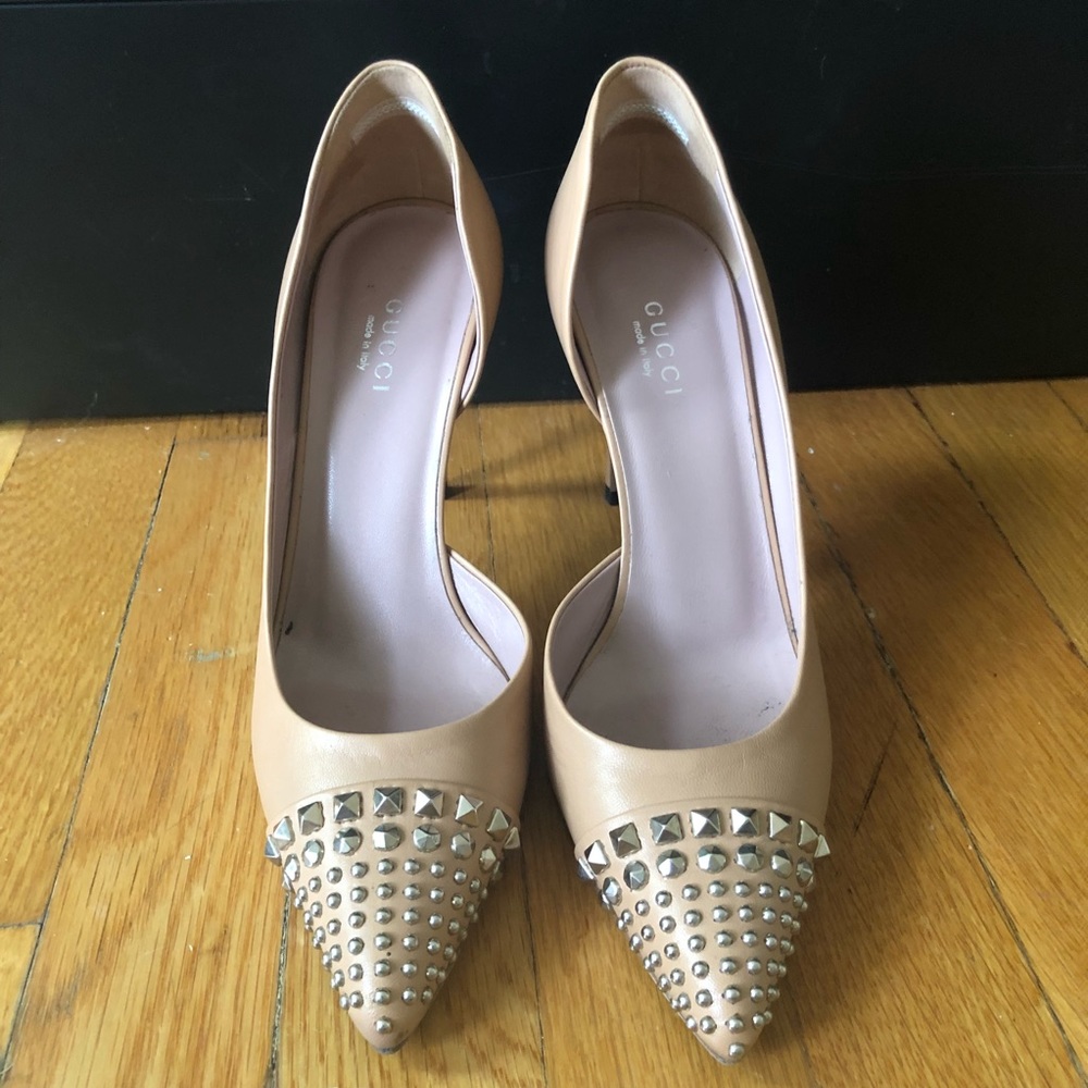 Gucci “coline” studded cap toe pump - Picture 6 of 10